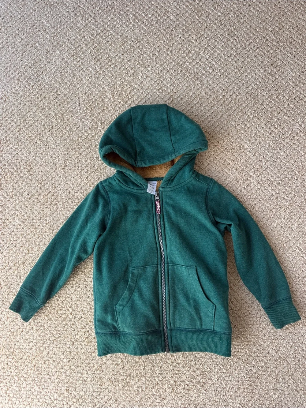 Carter's Forest Green Hooded Zip Sweatshirt size 5